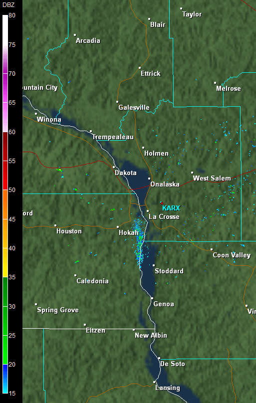 Weather radar gets “bugged” WeatherWatch New Zealand's Weather Data